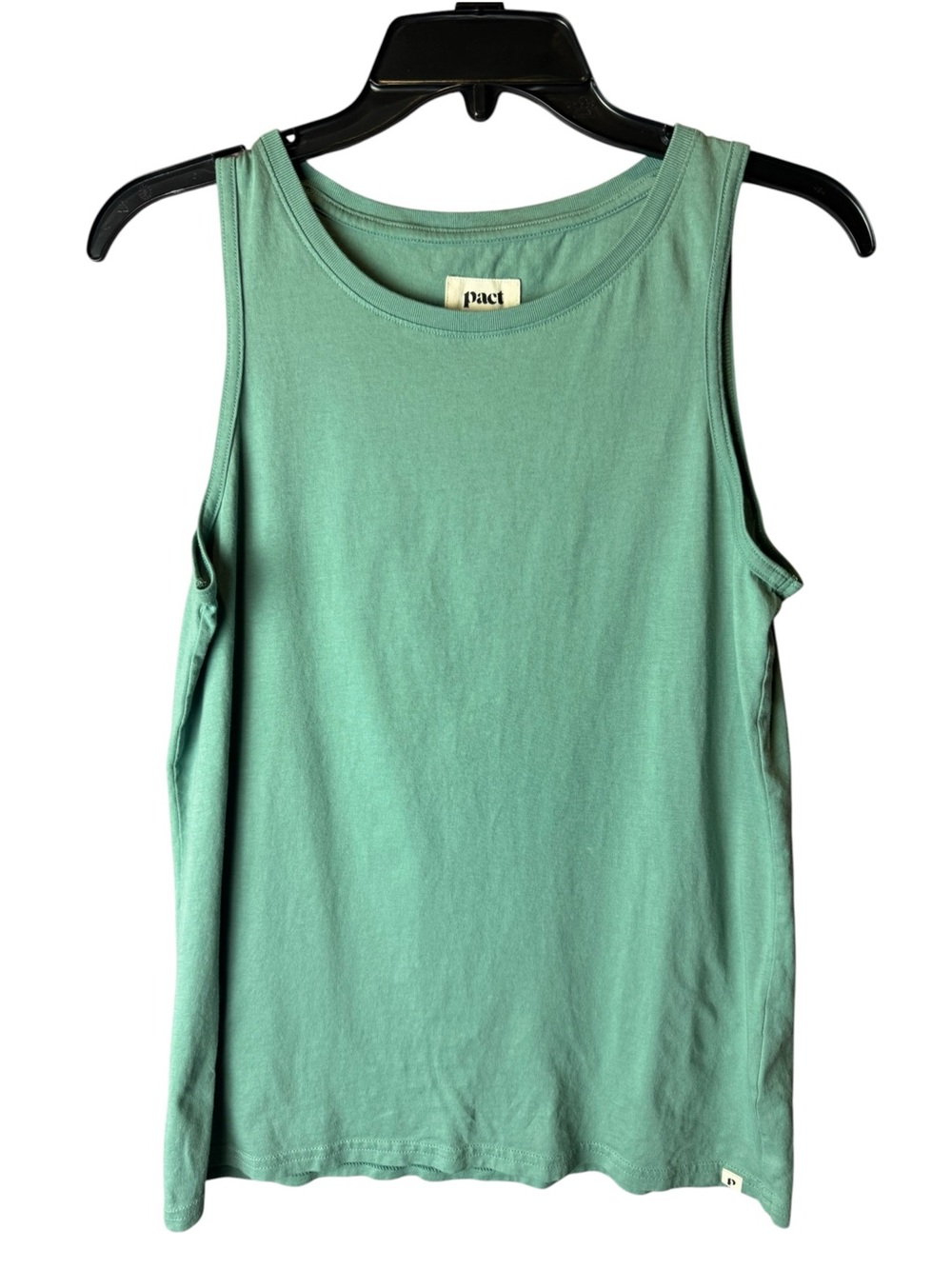 Pact Tank Top Organic Cotton Teal M